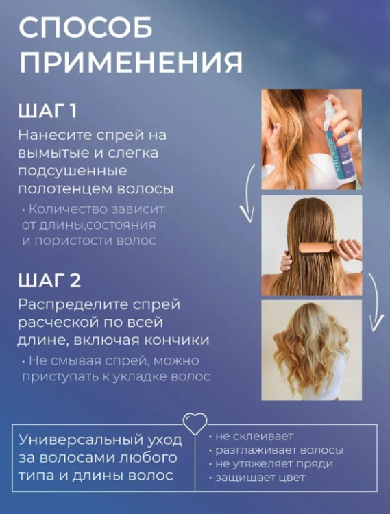 Dctr.Go Спрей для волос 15 в 1 термозащита и блеск 250 мл в Твери