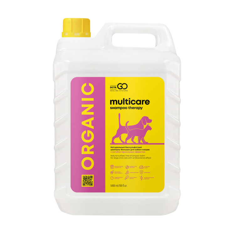 Dctr.Go Шампунь-бальзам для животных  Sнampoo Therapy "Мультиуход" 5000 мл в Твери