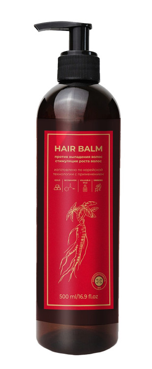 Бальзам для волос с корейским женьшенем и золотом 500 мл в Твери