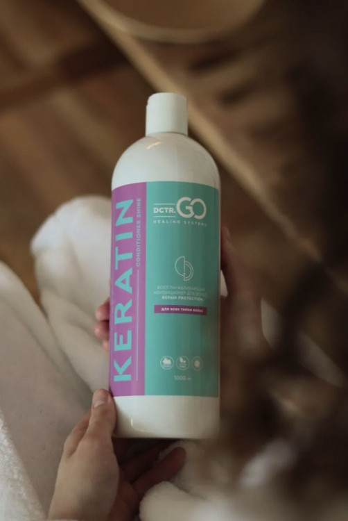 Dctr.Go. Увлажняющий кондиционер бальзам с кератином для волос 1000 мл в Твери